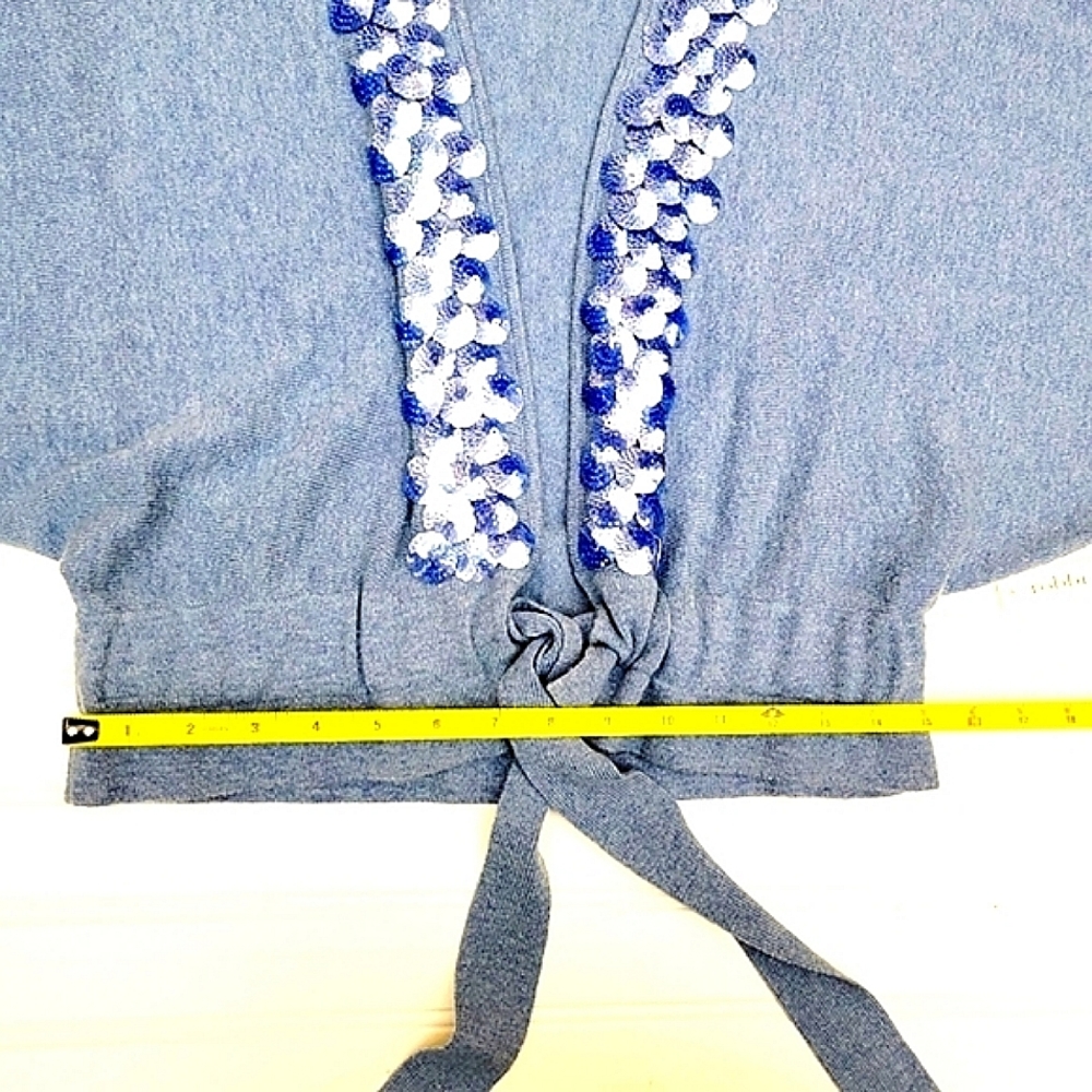 Robbi & Nikki Belted Cashmere Cardigan Sweater - Picture 8 of 10